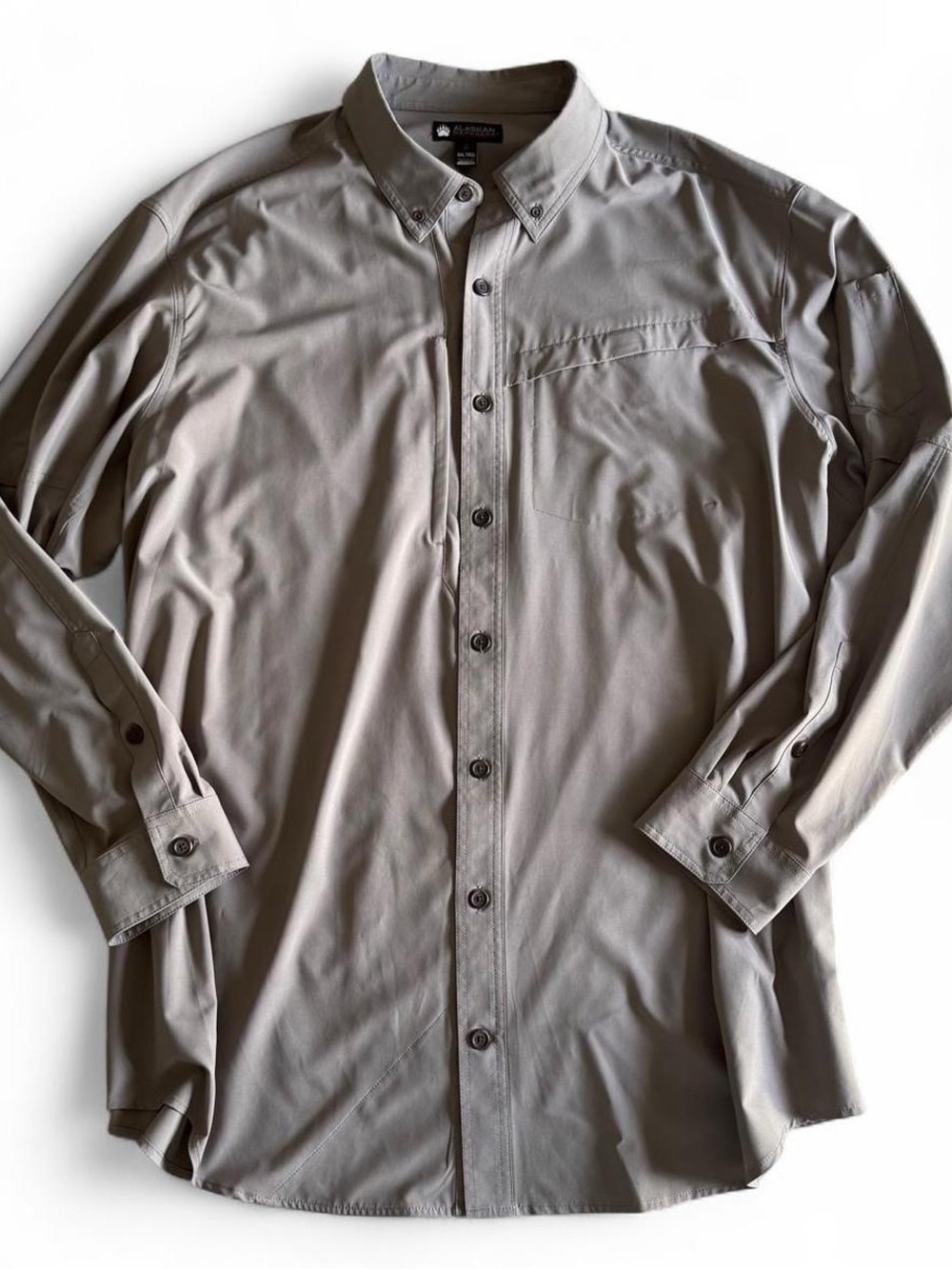Duluth Trading Alaskan Hardgear Sportsman gray fishing shirt - outdoor gear